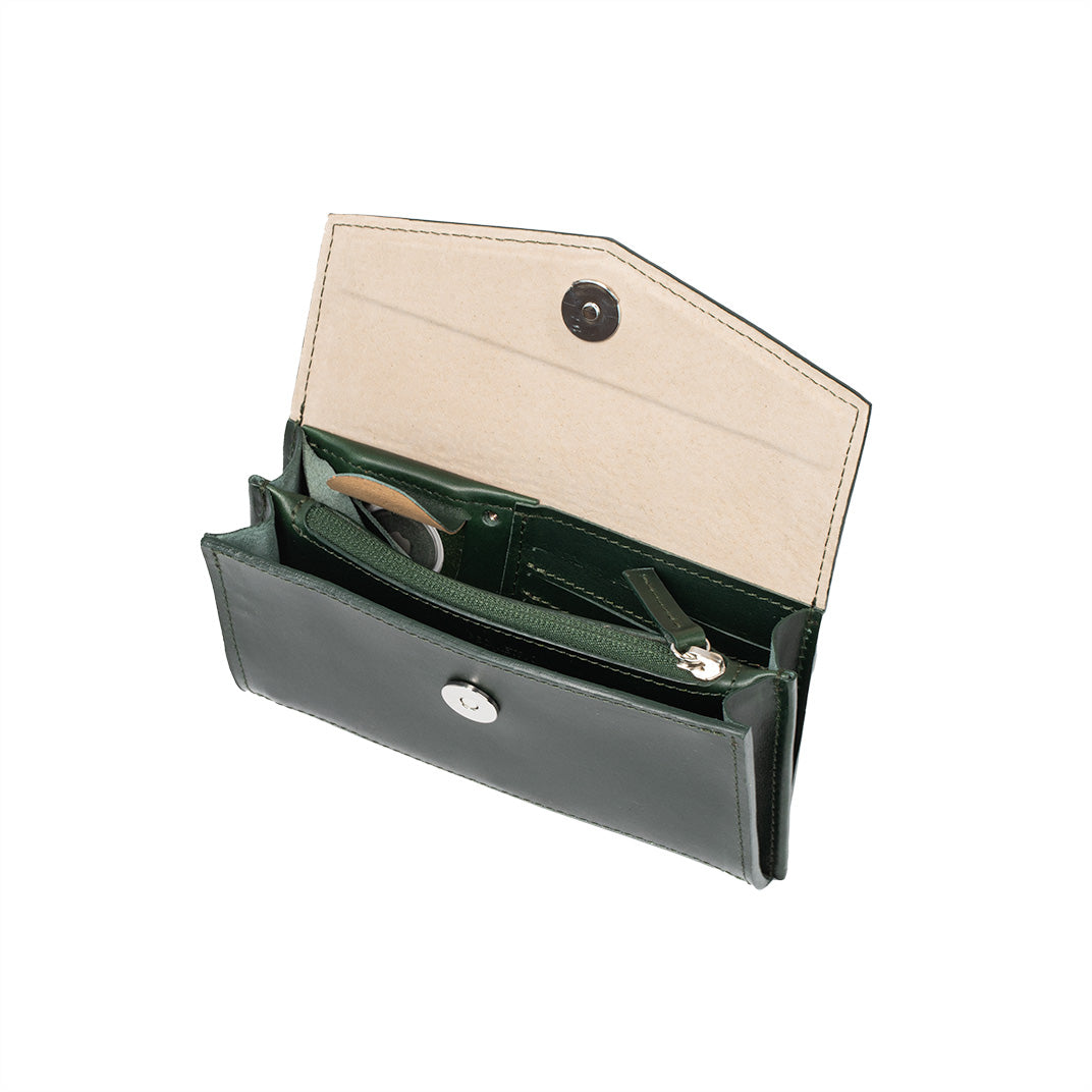 Leather AirTag Long Flap Wallet-5
