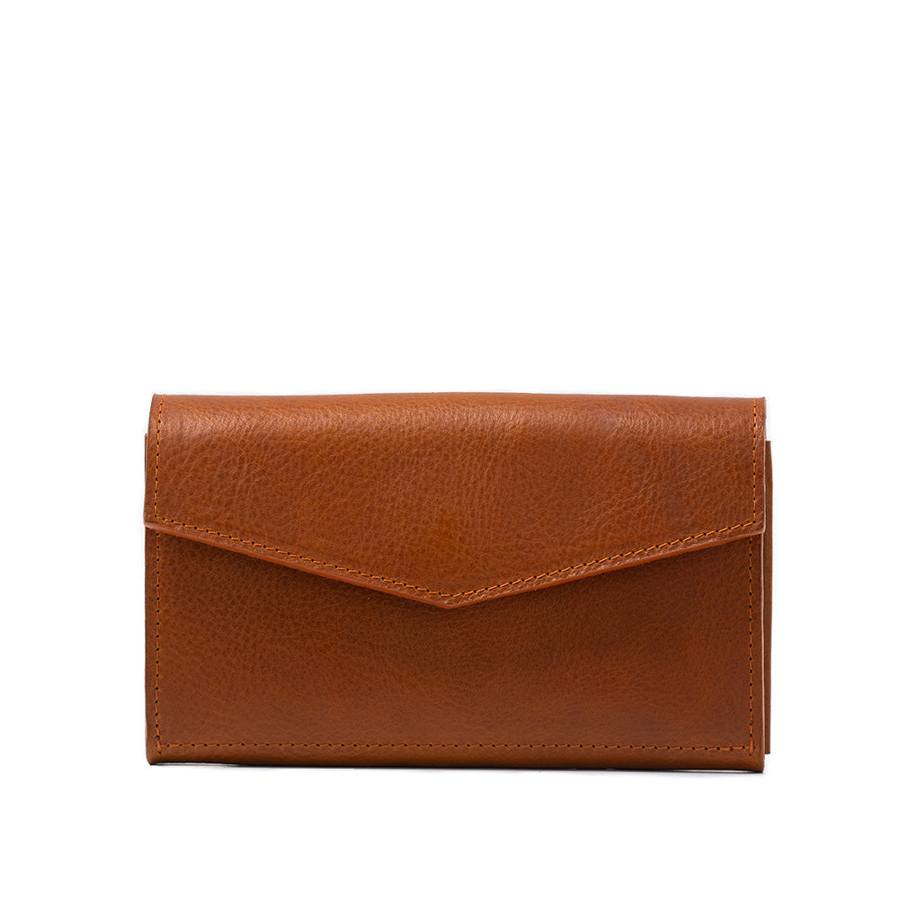 Leather AirTag Long Flap Wallet-6