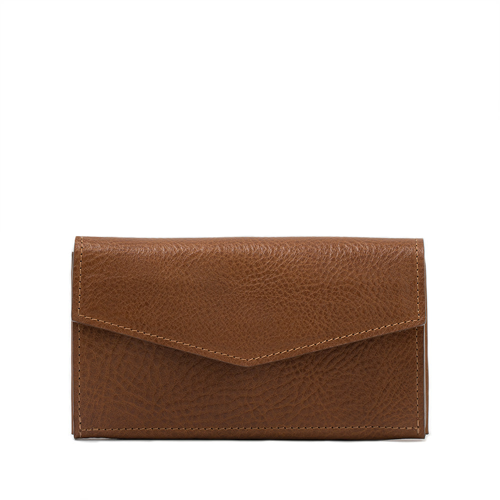 Leather AirTag Long Flap Wallet-3