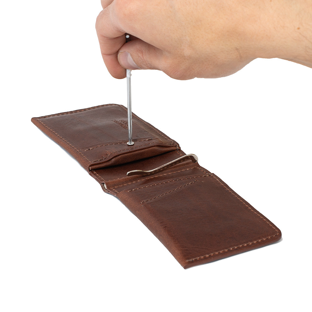 Leather AirTag Wallet with Money Clip 2.0 | RFID Blocking-1