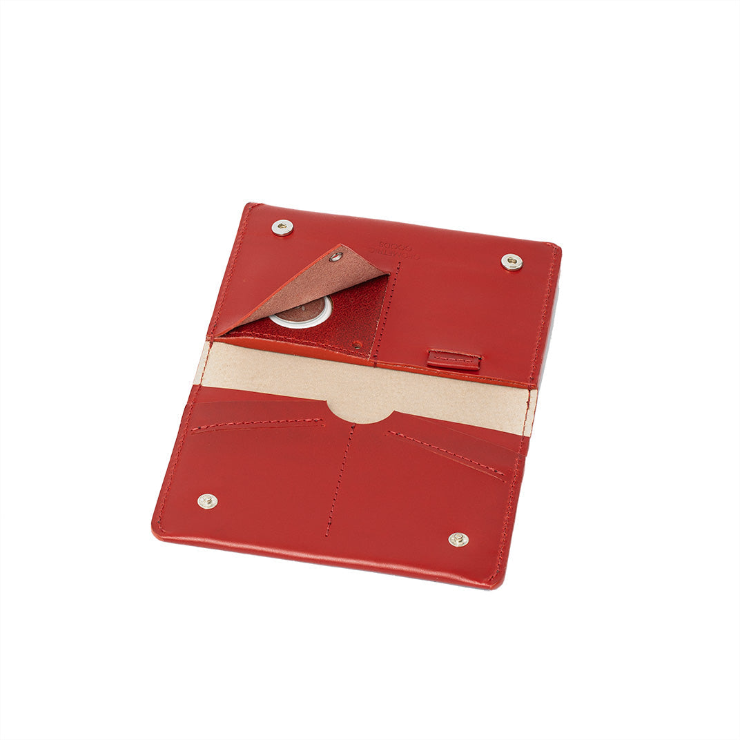 Leather AirTag Travel Wallet (OUTLET)-8