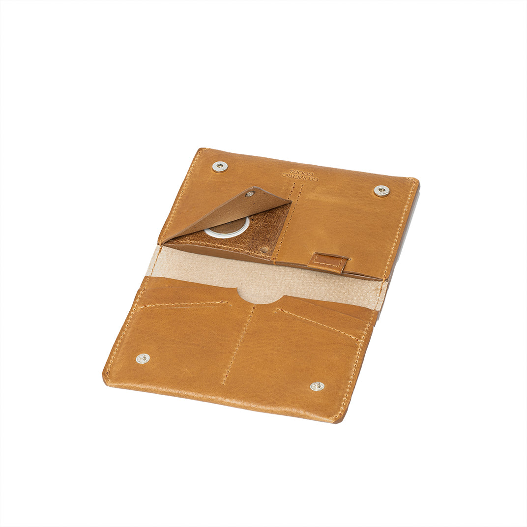 Leather AirTag Travel Wallet (OUTLET)-5
