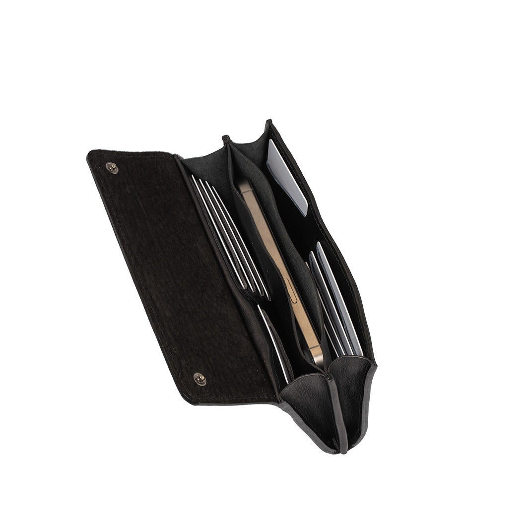 Leather AirTag Wallet - Long 2.1-3