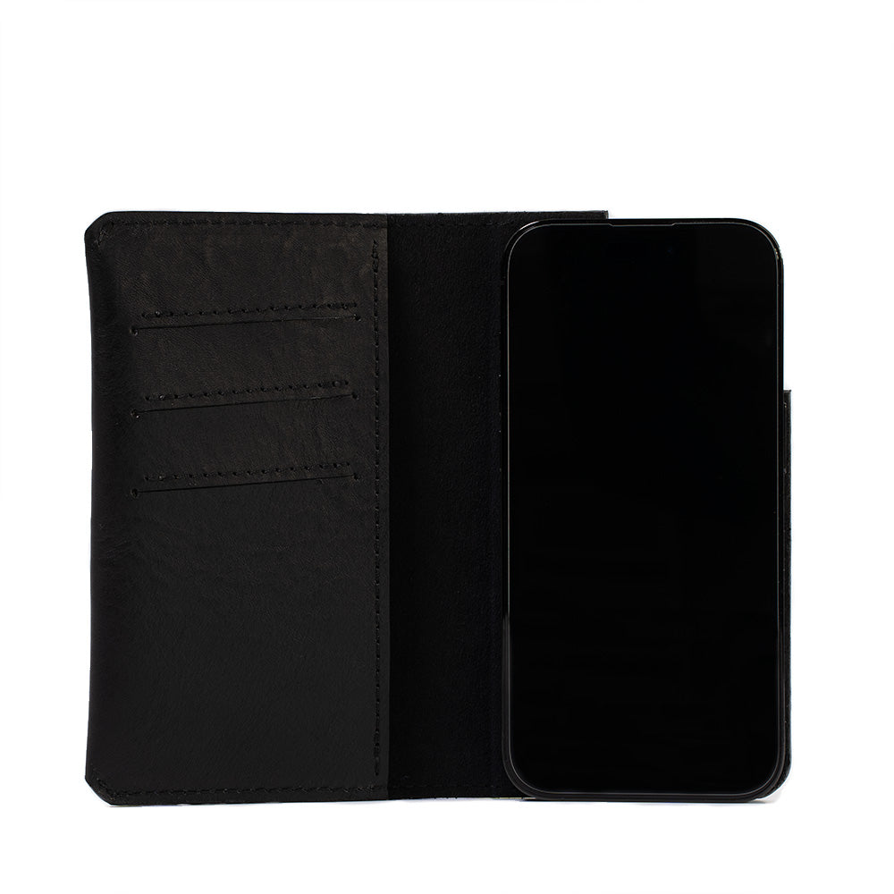 iPhone 15 series Leather Folio Case Wallet with MagSafe - The Minimalist 1.0-5
