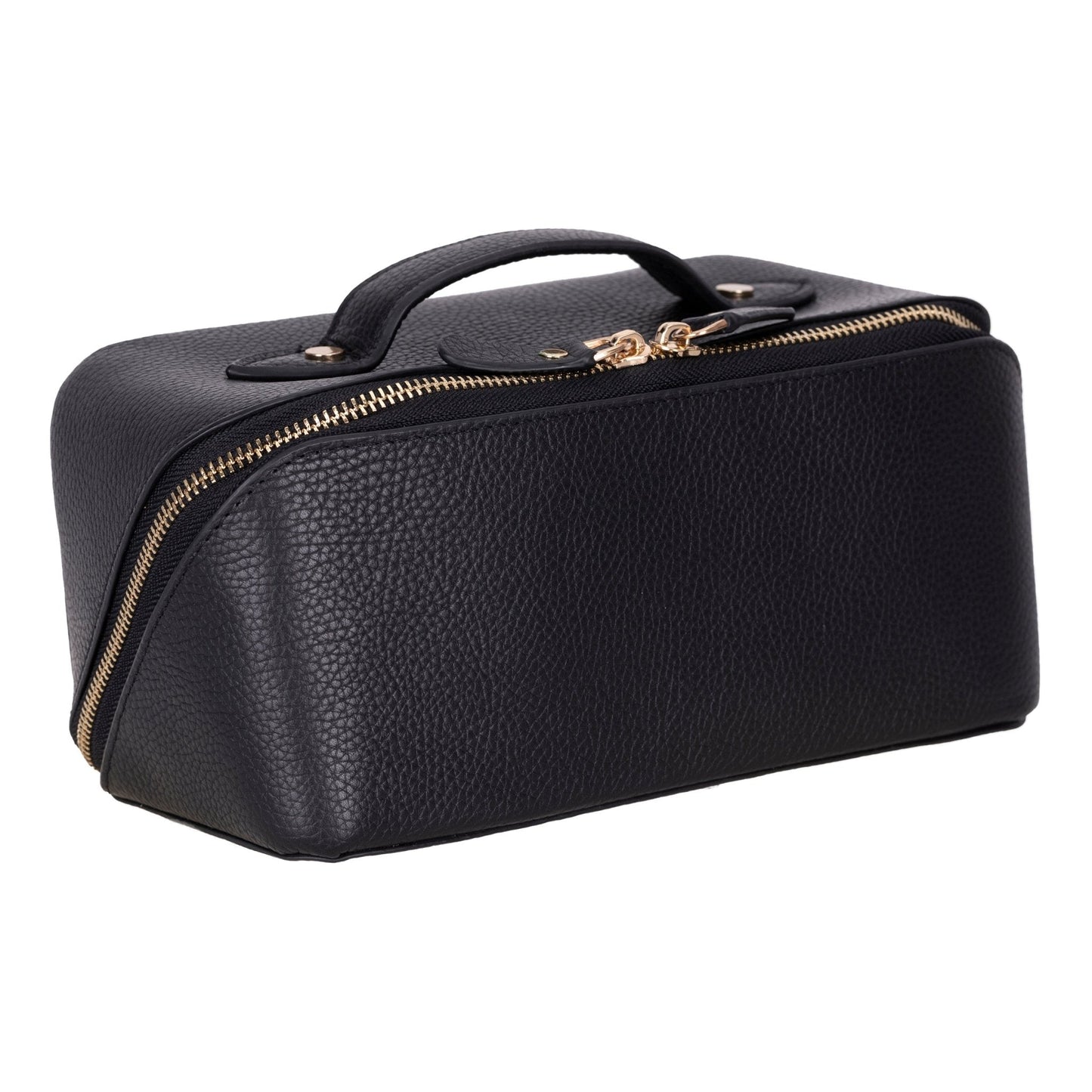 Haines Leather Cosmetic Bag – Stylish & Durable Makeup Bag for Travel-0