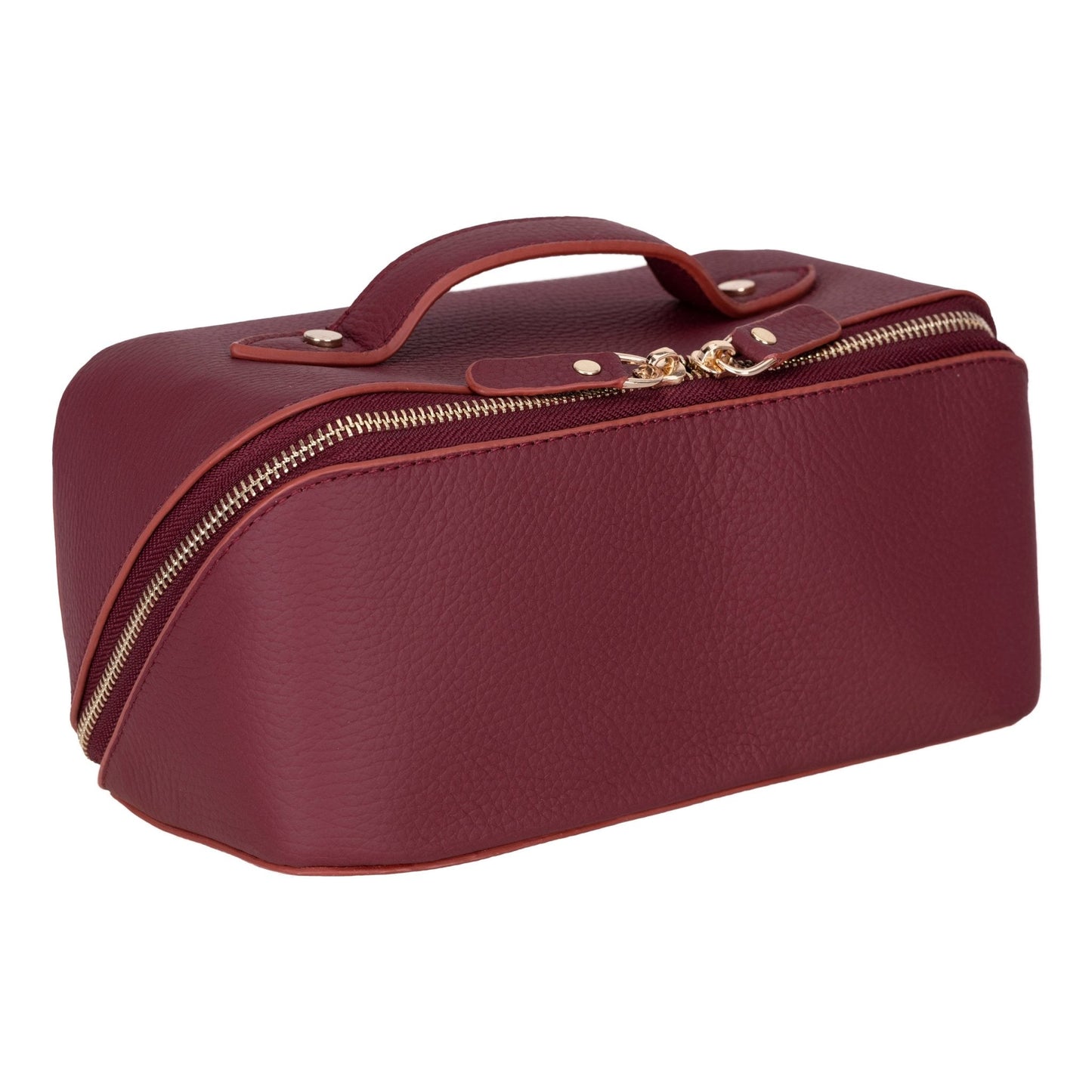 Haines Leather Cosmetic Bag – Stylish & Durable Makeup Bag for Travel-6