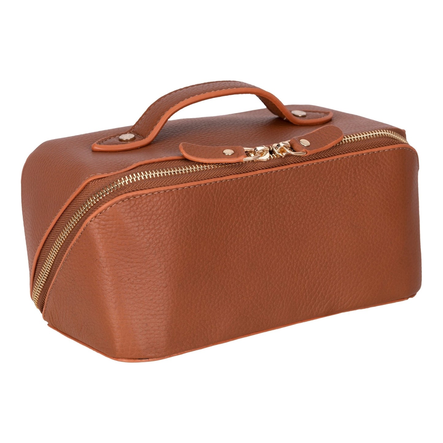 Haines Leather Cosmetic Bag – Stylish & Durable Makeup Bag for Travel-11
