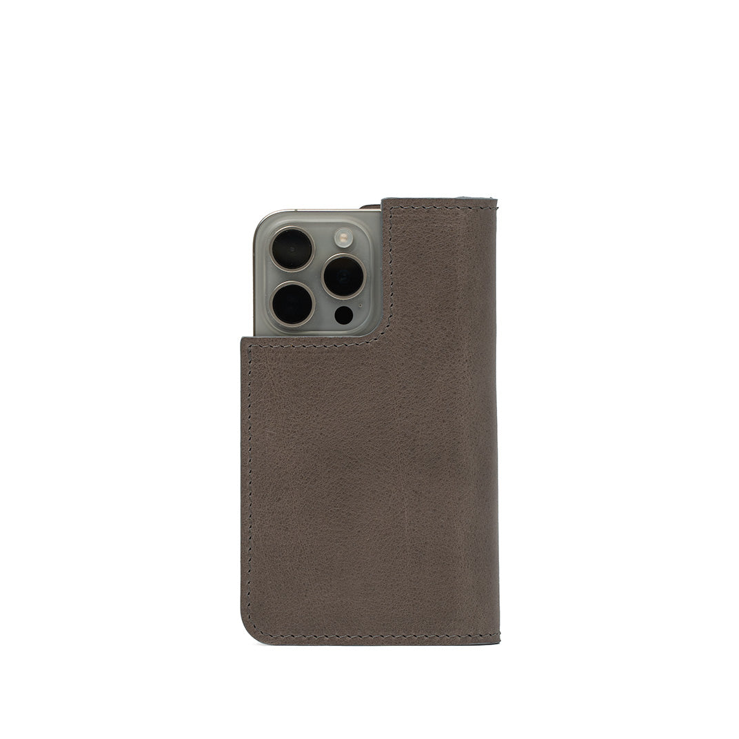 iPhone 16 series Leather Folio Case Wallet with MagSafe - The Minimalist 1.0-1
