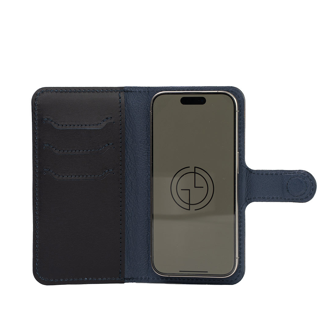 iPhone 16 Series Leather Folio Case Wallet with MagSafe - Classic 4.0-16
