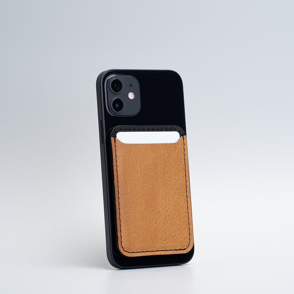 Leather wallet with Magsafe - Two colors-4