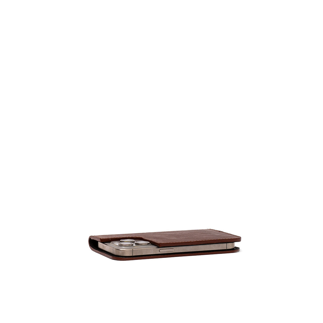 iPhone 16 series Leather Folio Case Wallet with MagSafe - The Minimalist 5.0-2