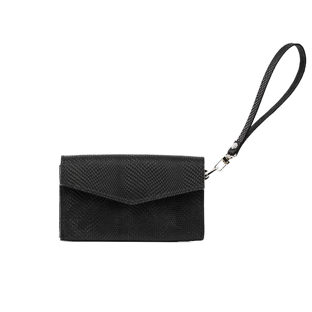 Leather AirTag Long Flap Wallet-4
