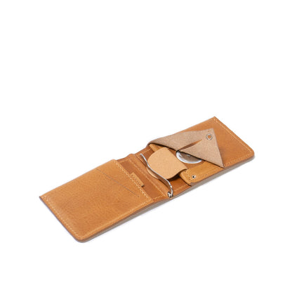 Leather AirTag Wallet with Money Clip (OUTLET)-0