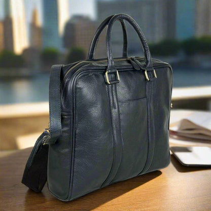 The Signature Messenger Bag Men Black-1