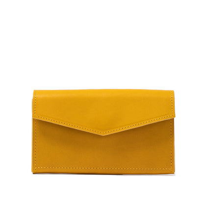 Leather AirTag Long Flap Wallet-14