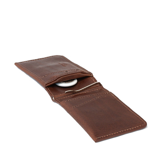 Leather AirTag Wallet with Money Clip 2.0 | RFID Blocking-0