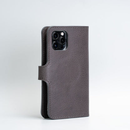 Leather iPhone folio wallet with Magsafe vol.4.0 - Snake print - SALE-3