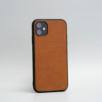 Leather case for iPhone 11 Series - Blank (Tan)-2