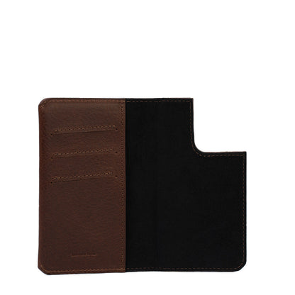 iPhone 16 series Leather Folio Case Wallet with MagSafe - The Minimalist 1.0-2