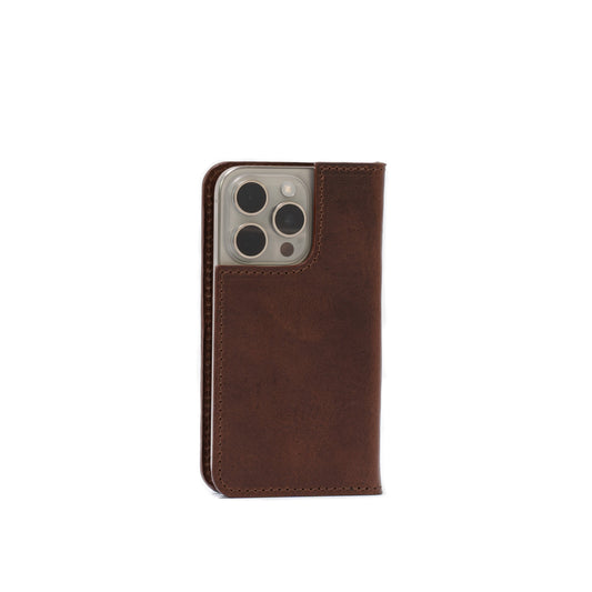 iPhone 16 series Leather Folio Case Wallet with MagSafe - The Minimalist 5.0-0
