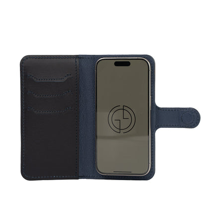 iPhone 16 Series Leather Folio Case Wallet with MagSafe - Classic 4.0-16