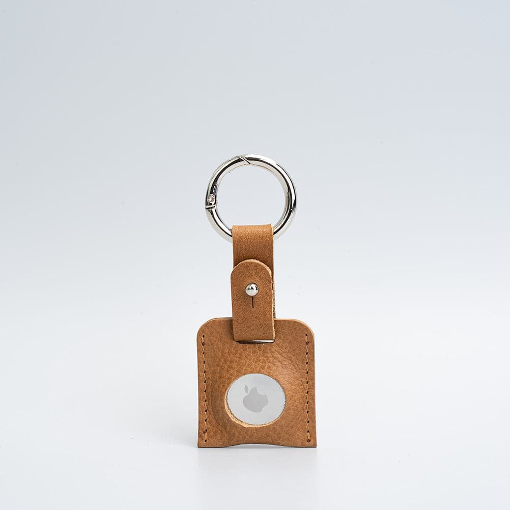 Leather AirTag Keychain-6