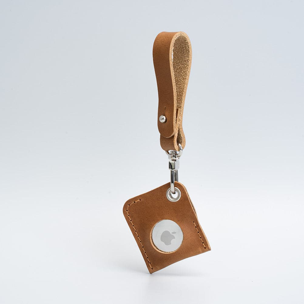 Leather AirTag bag charm-3