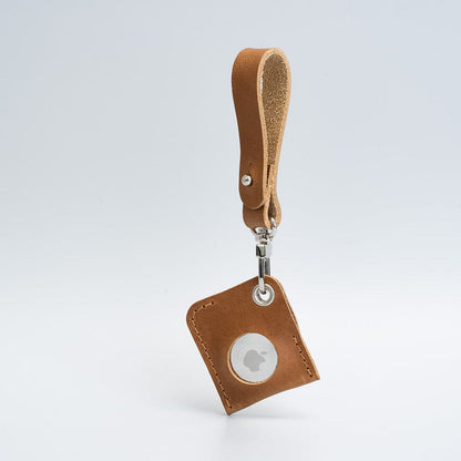 Leather AirTag bag charm-3