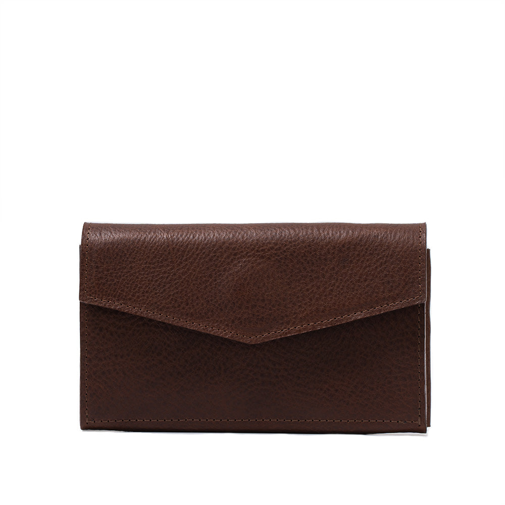 Leather AirTag Long Flap Wallet-7