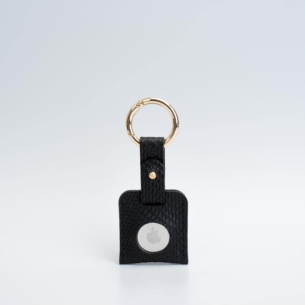 Leather AirTag Keychain-3