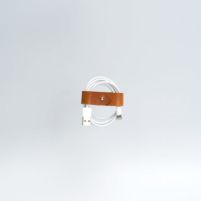 Leather organizer for charging cords-2