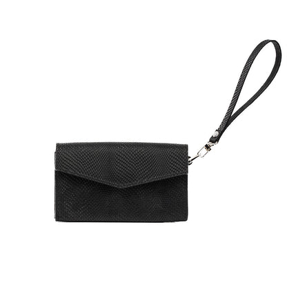 Leather AirTag Long Flap Wallet-4
